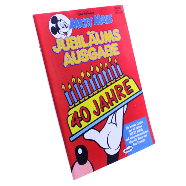 Micky Maus Jubiläumsausgabe 40 Jahre 1991 Ehapa | Hoppla-Stuff
